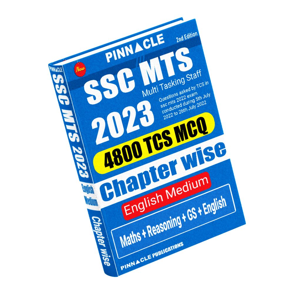 SSC MTS 2023 4800 TCS MCQ chapter wise with detailed explanation English medium